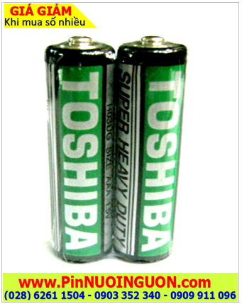 Pin điều khiển Tivi, Pin điều khiển máy lạnh, Pin Remote các loại AAA Toshiba R03UG Super Heavy Duty 1.5V chính hãng _Vỉ 2viên